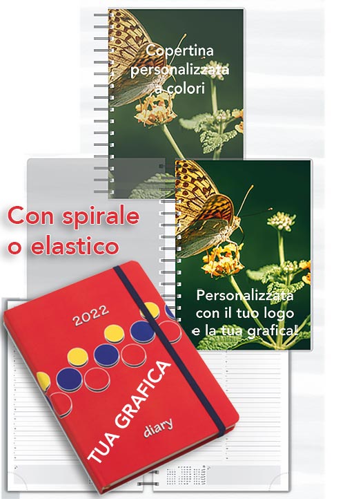 agenda con copertina personalizzata