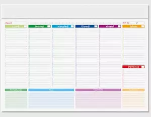 Planning da tavolo 2025 personalizzati e neutri